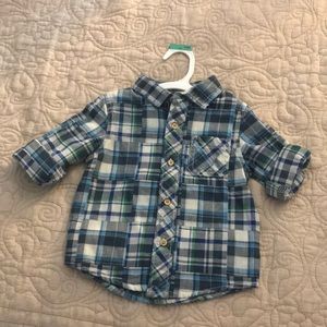 📌SOLD - New blue plaid top